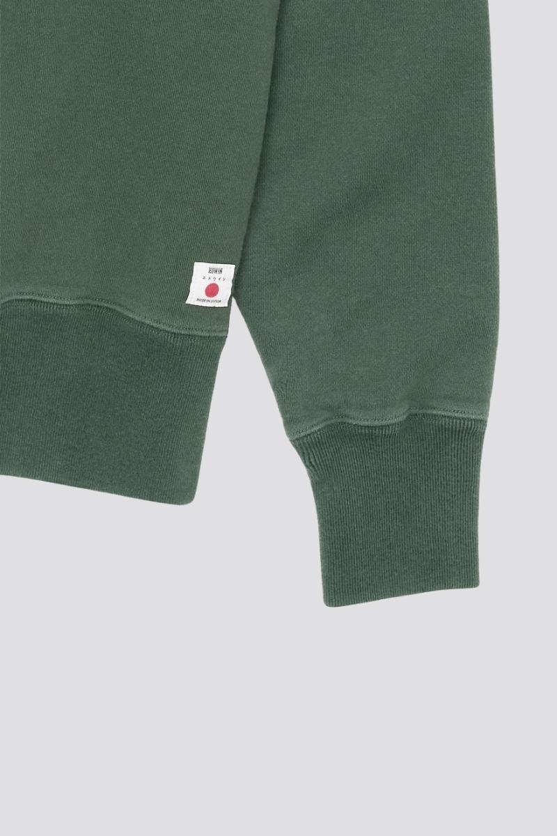 Edwin Raglan Sleeve Crewneck - green
