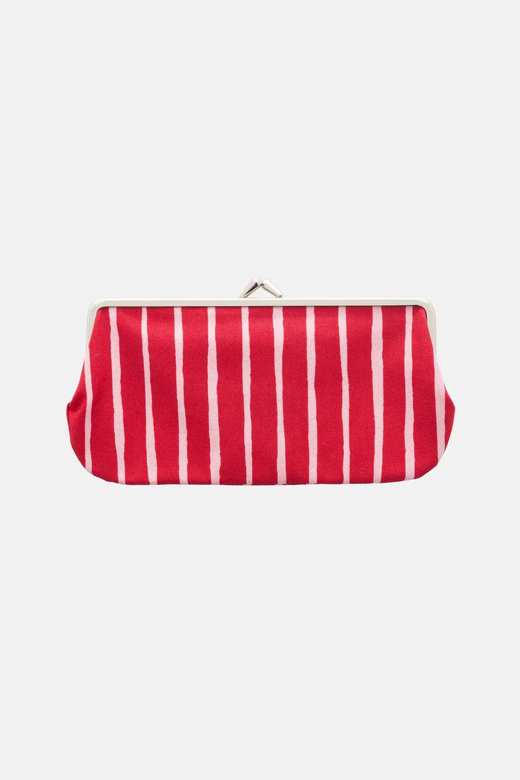 Marimekko Piccolo silmälasikukkaro – vaaleanpunainen / karpalo