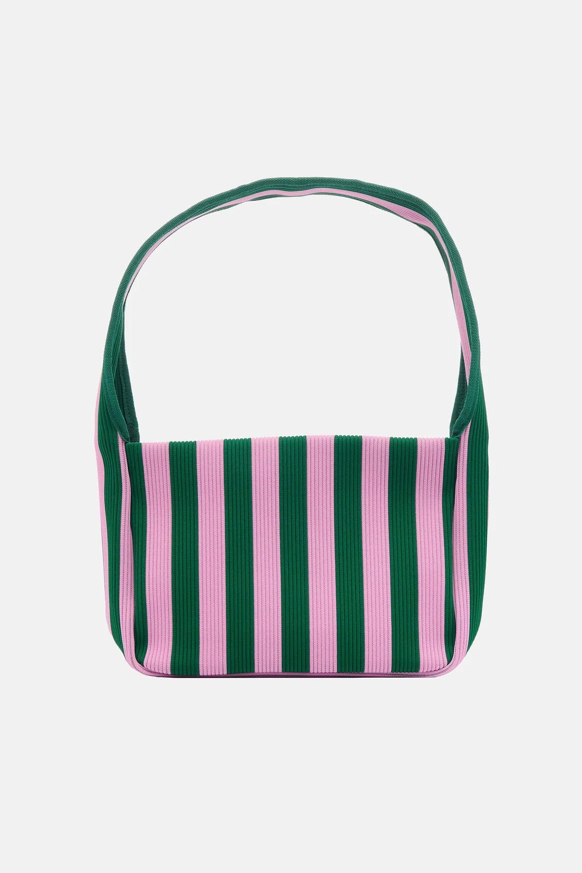 Marimekko Knitted Shoulderbag Merirosvo olkalaukku - vihreä / vaaleanpunainen