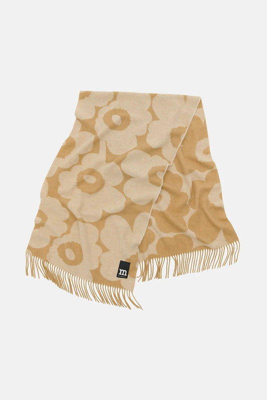 Marimekko Identtinen Unikko huivi - beige