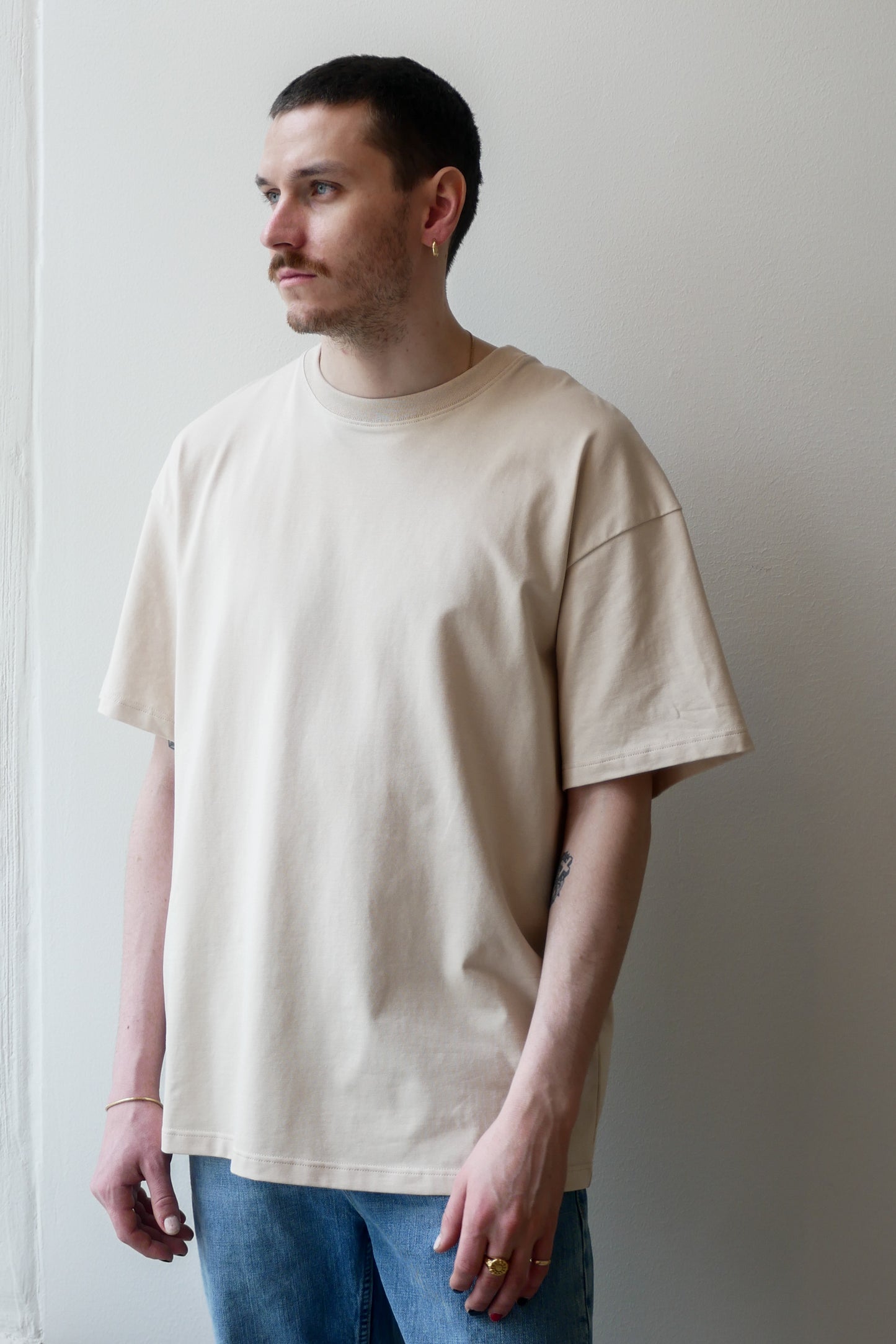 OUNCE garments Willy oversize t-shirt - sand
