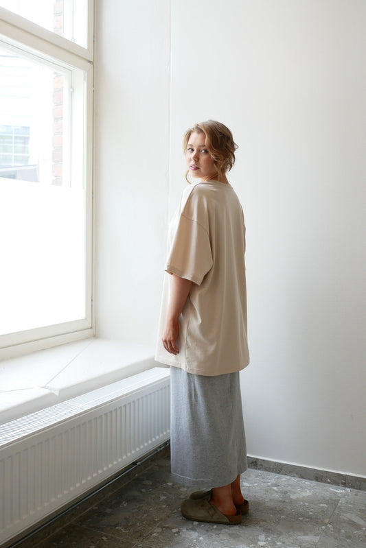 OUNCE garments Willie oversize t-shirt - sand