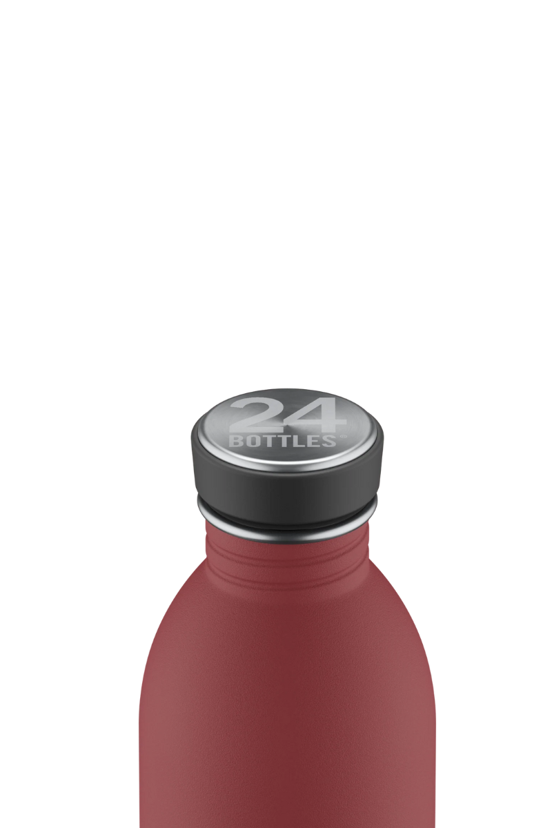 24Bottles Urban Bottle 500ml - stone country red