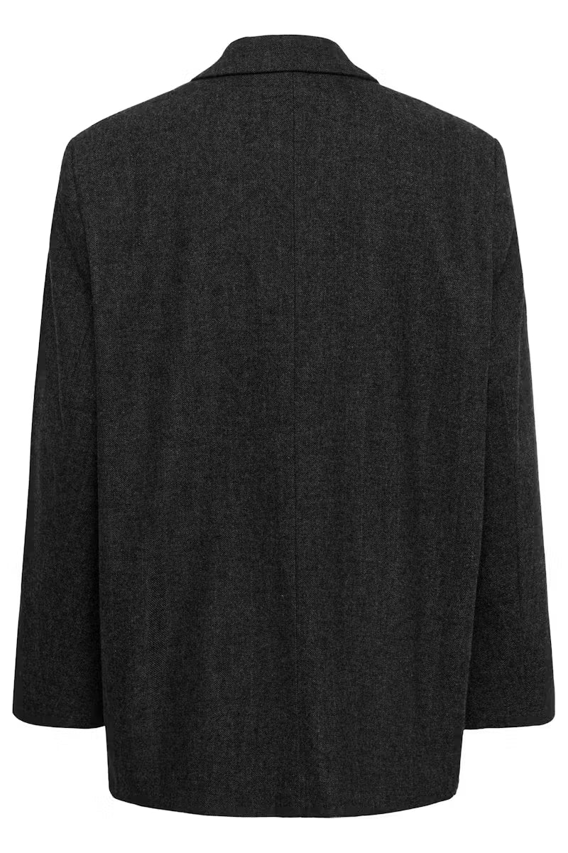 My Essential Wardrobe MWLayla Blazer - dark grey melange