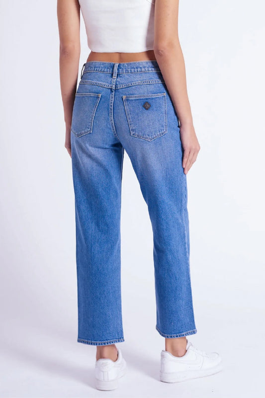 Abrand A 95 Mid Straight Jeans - Maya mid blue
