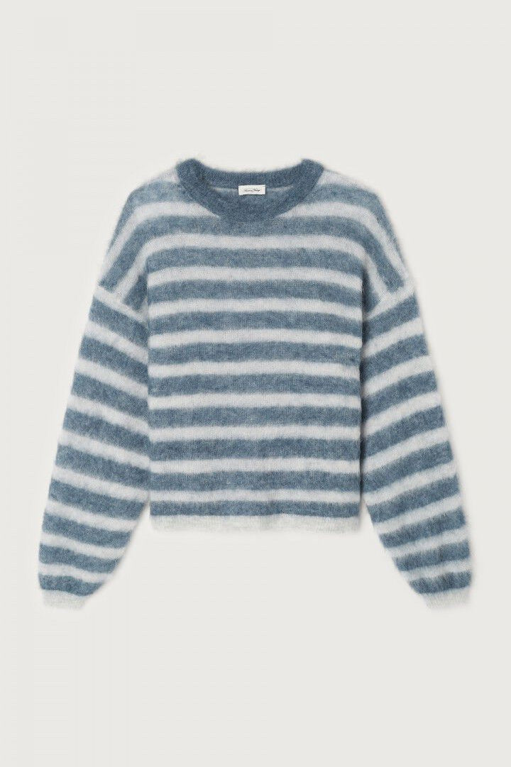 American Vintage Nenybay sweater - polaire/raye tornade