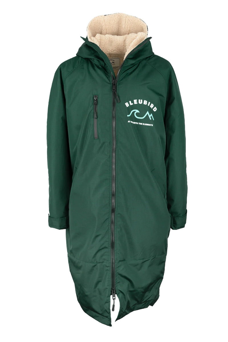 Bleubird Unisex Nordic Robe - green/beige