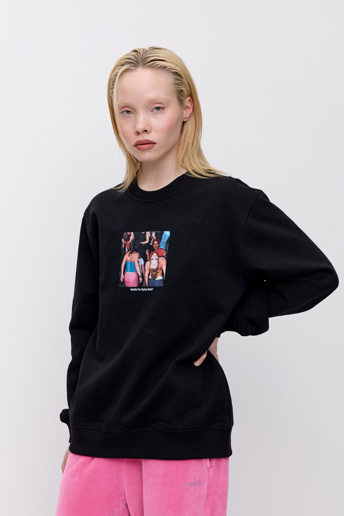 Makia x Nylon Beat Album sweatshirt - black