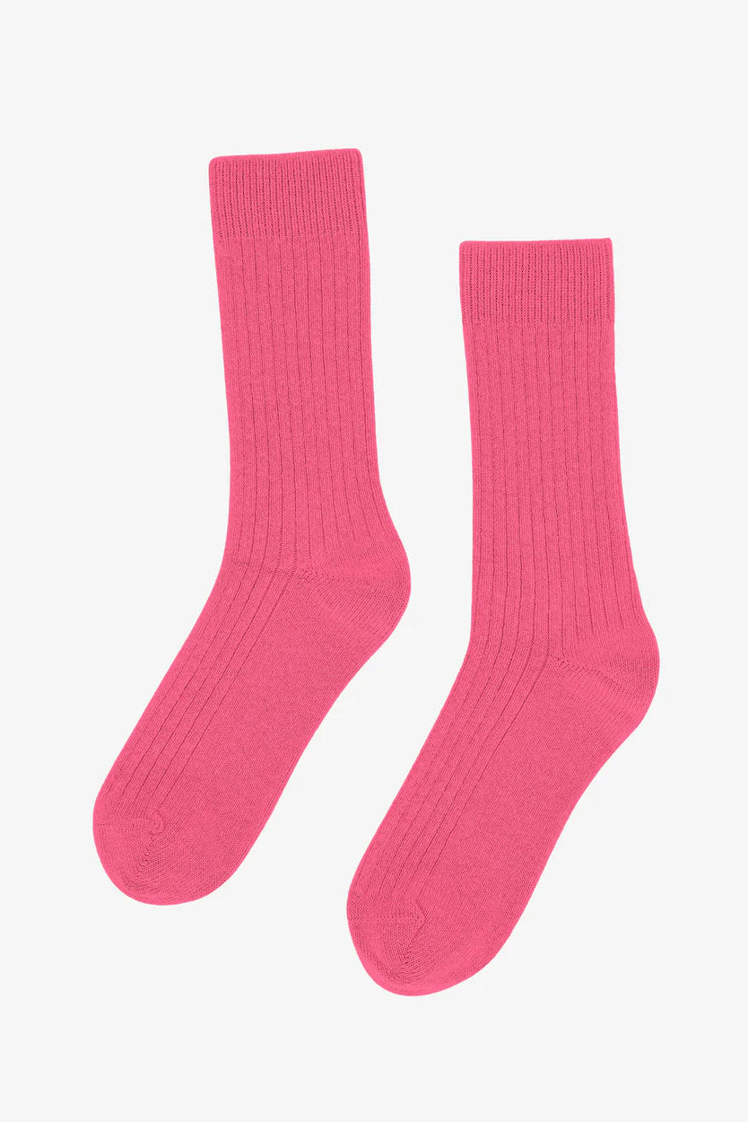 Colorful Standard Merino Wool Blend Sock - bubblegum pink