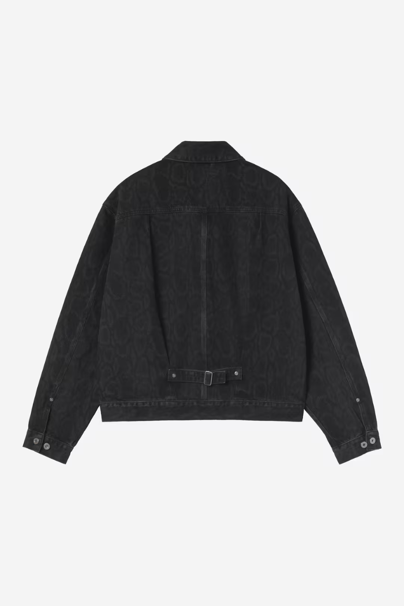 Carhartt WIP Belmar Jacket Smith Denim - snake camo black