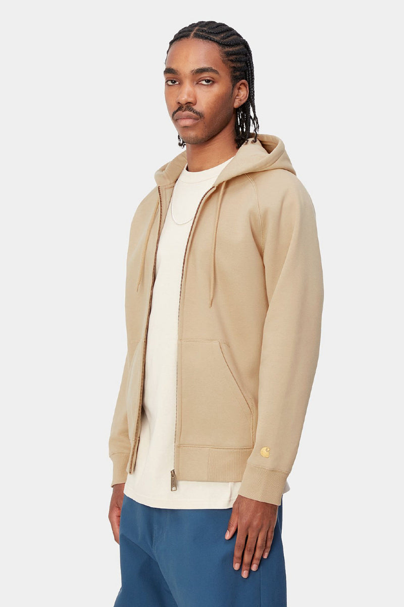 Carhartt WIP Hooded Chase jacket - Sable / gold
