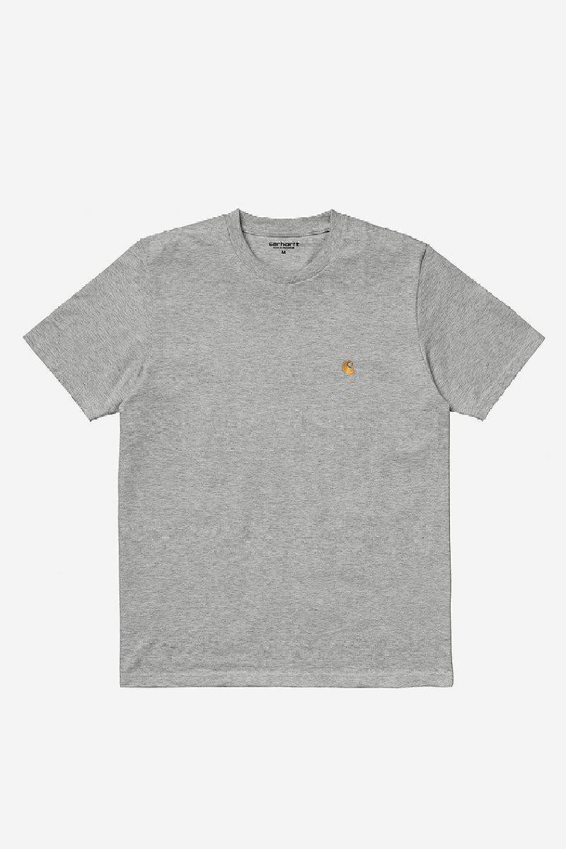 Carhartt WIP S/S Chase T-shirt - grey heather