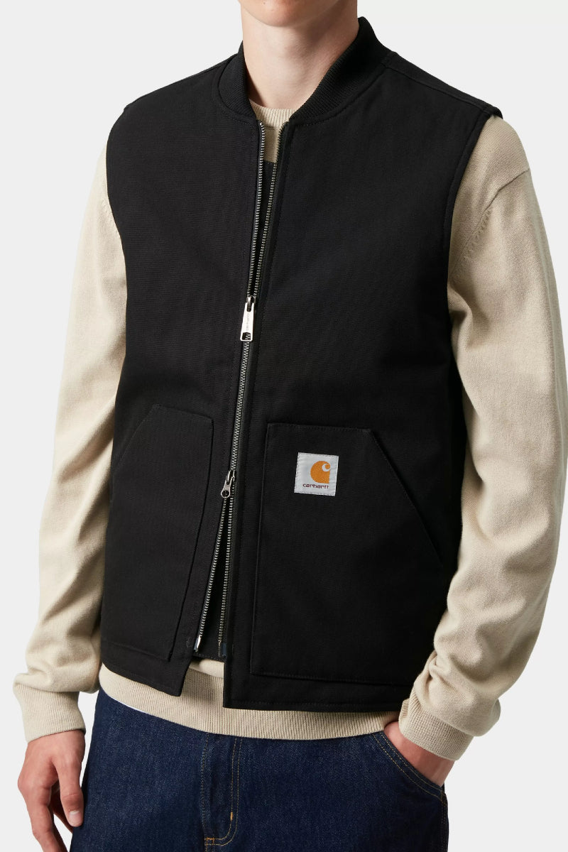 Carhartt WIP Classic Vest 'Dearborn' Canvas - black