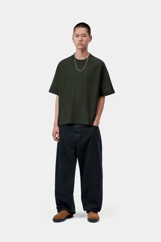 Carhartt WIP S/S Lambert T-shirt - raven, moon wash