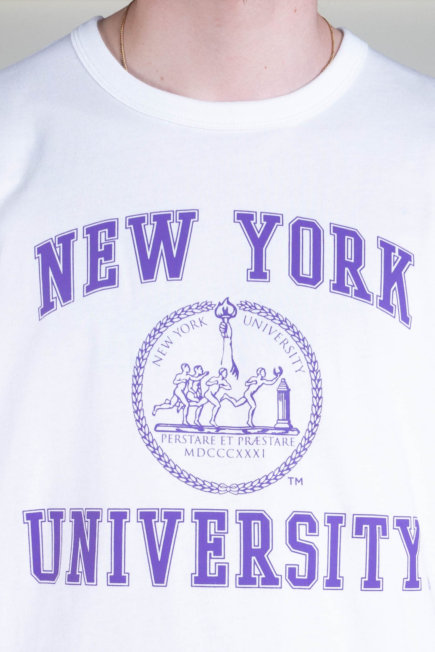 Champion Crewneck t-shirt New York - white