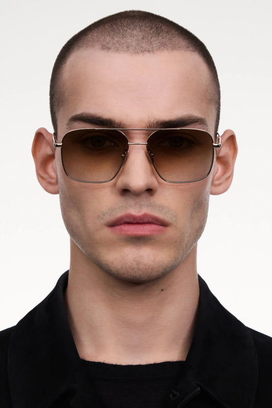 CHIMI Aviator - soft gold / brown gradient