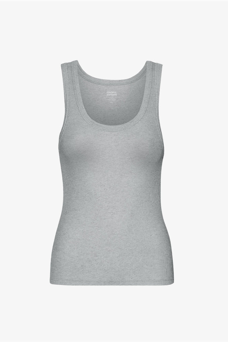 Colorful Standard Organic Rib Tank Top - Heather grey