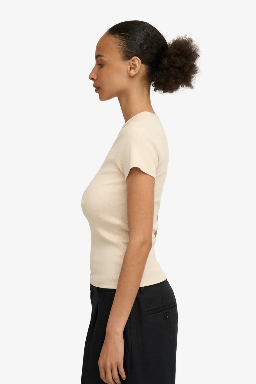 Colorful Standard Organic Rib SS t-shirt - Ivory white