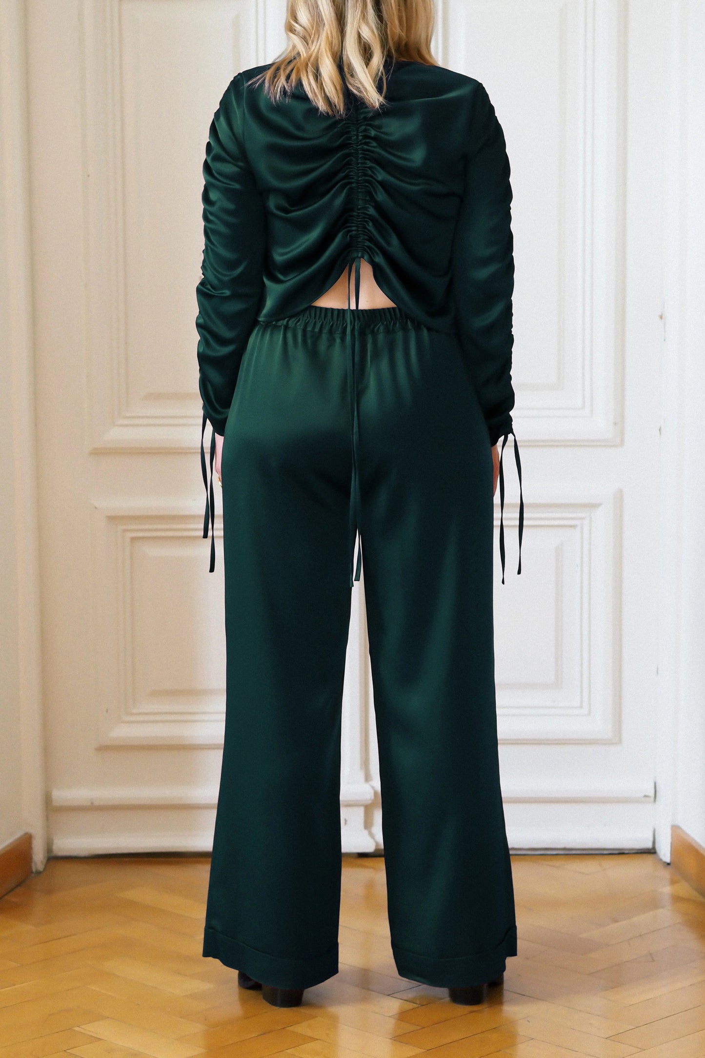 UHANA Cosmos Blouse - emerald green