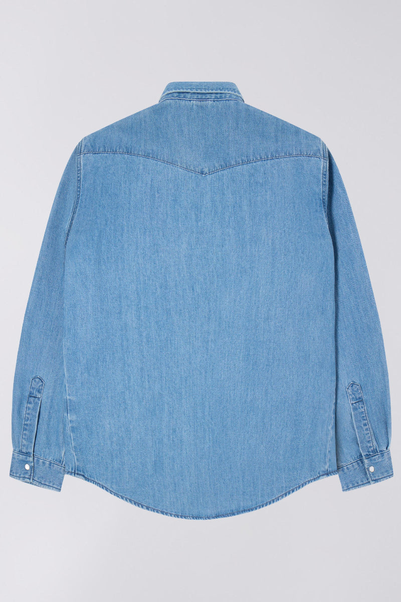 Edwin Western Shirt - blue light used