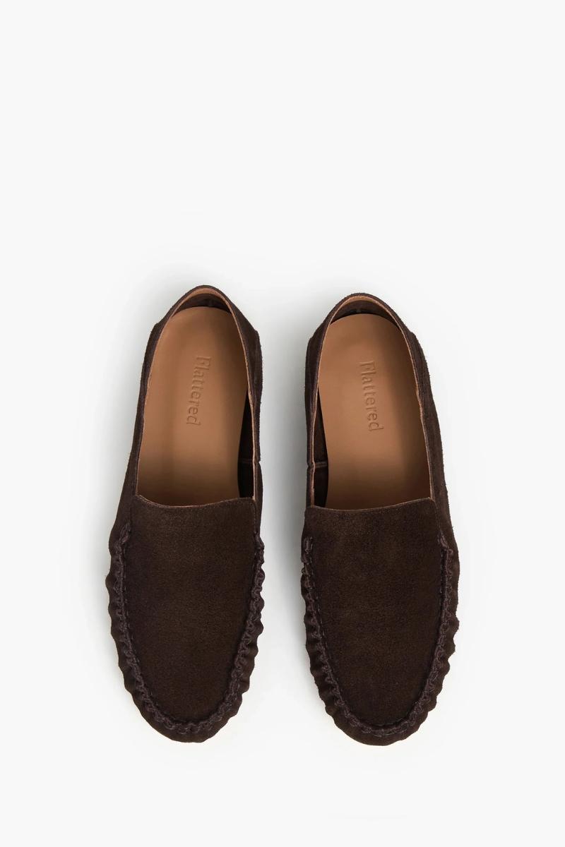 Naisten ruskeat loaferit
