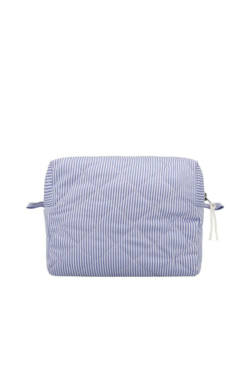 Gauhar Quilted Cosmetic Bag Medium - sky