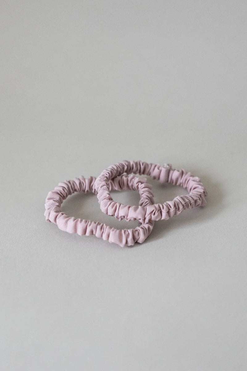 Gauhar Hair tie set - blush