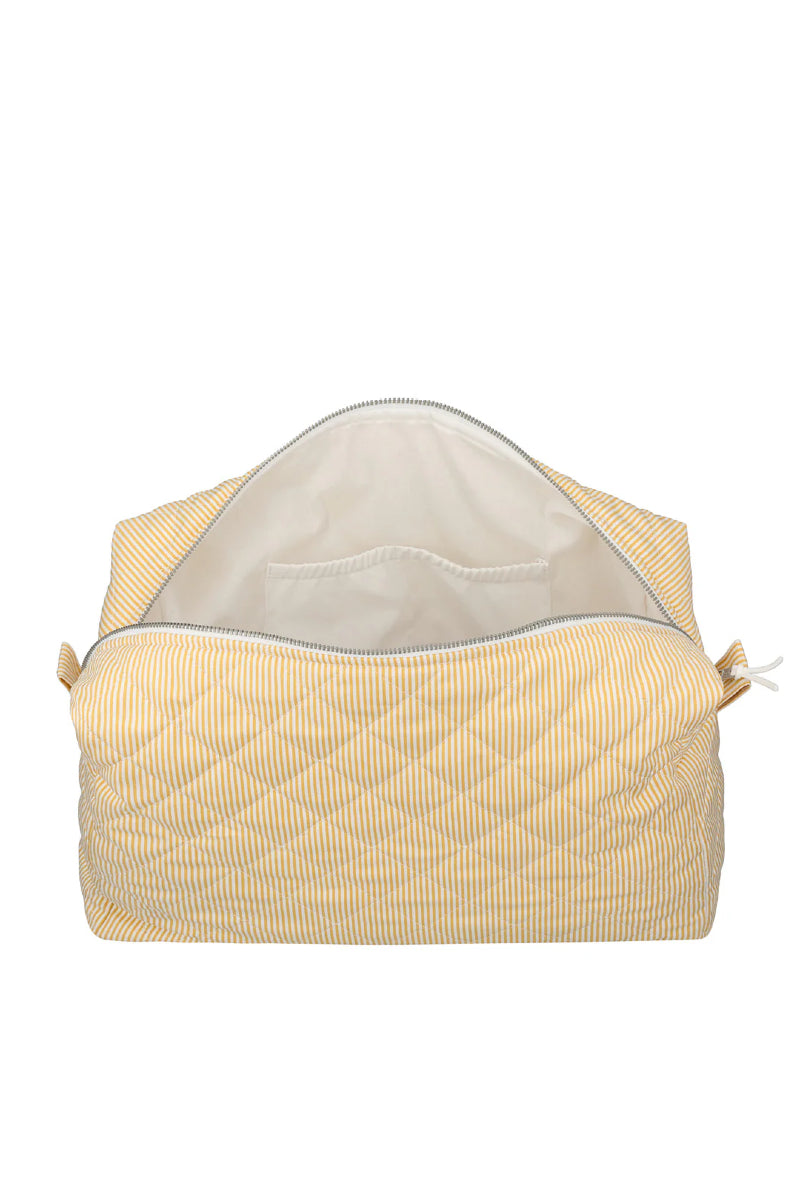 Gauhar Quilted Cosmetic bag large - daisy