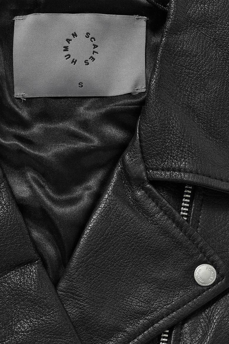 Human Scales Emelie nahkatakki - black