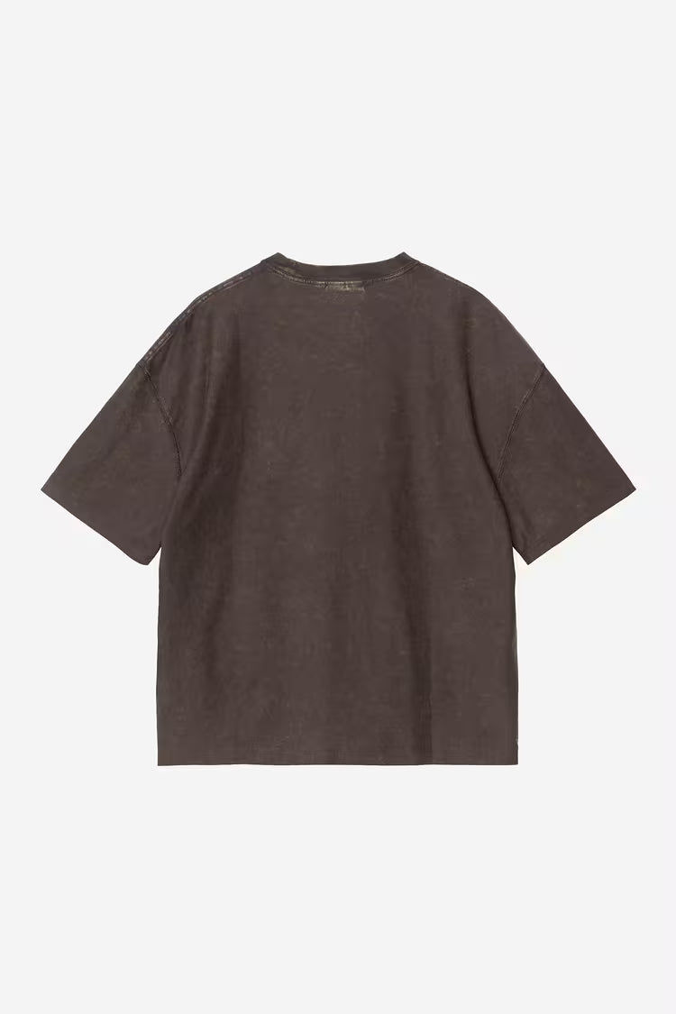 Carhartt WIP S/S Lambert T-shirt - tobacco, moon wash