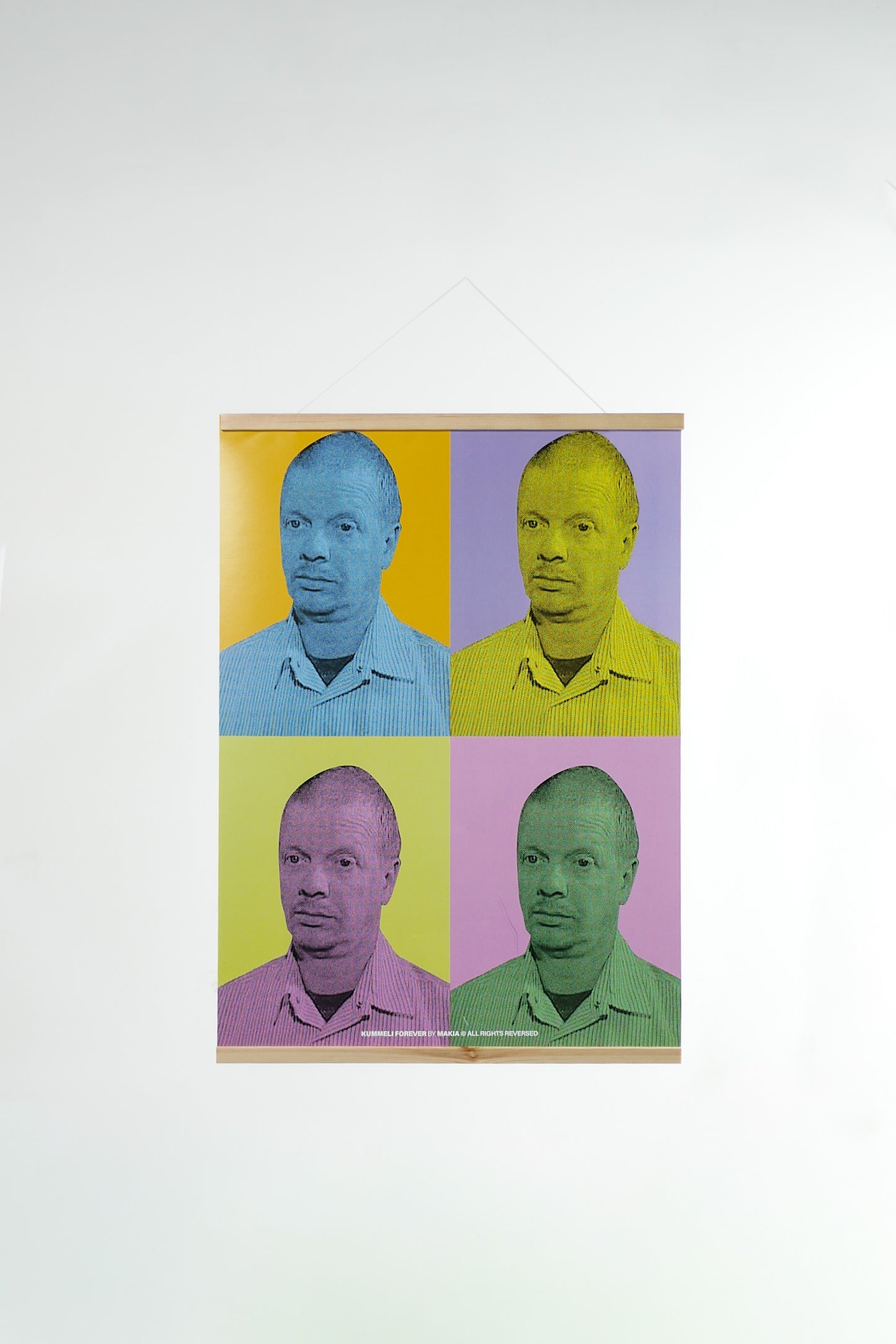 Kummeli x Makia INCH" exclusive juliste 50 x 70 cm - Tonnin seteli kollaasi