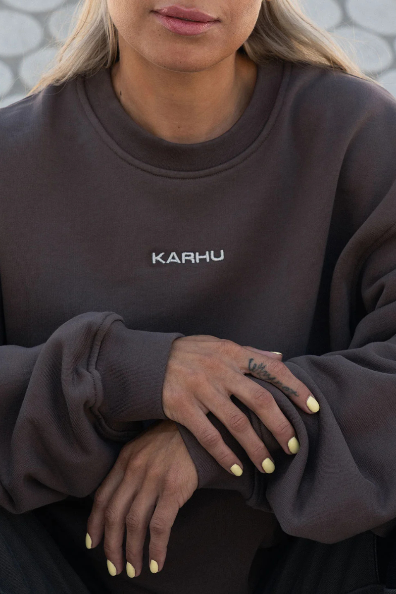 Karhu Mini Logo Sweatshirt - Coffee Quartz / Icicle