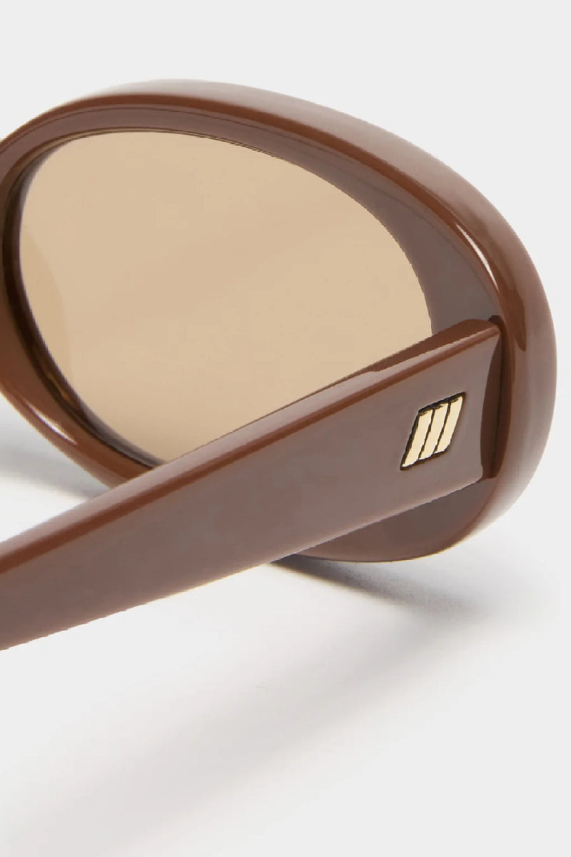 Le Specs Outta Love aurinkolasit - cocoa