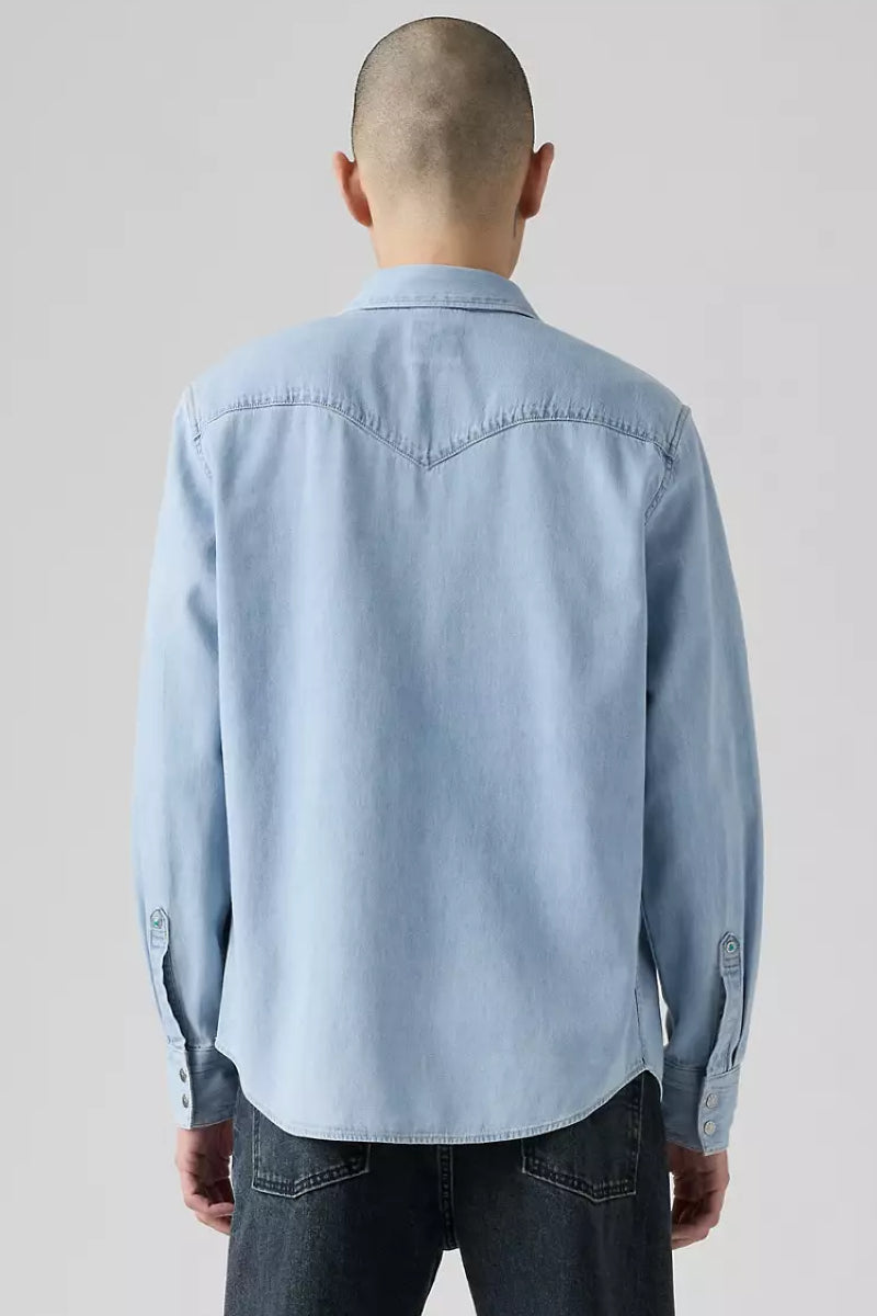 Levi's Barstow Western Special Edition farkkupaita - Turqoise rivet stonewash