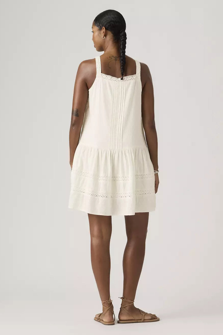 Levi's Kate Sl Mini Dress - cloud dancer cotton