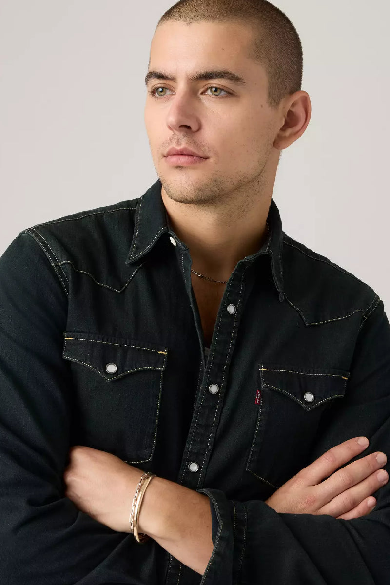 Levi's Barstow Western Standard - Beautiful Ash Blue Black