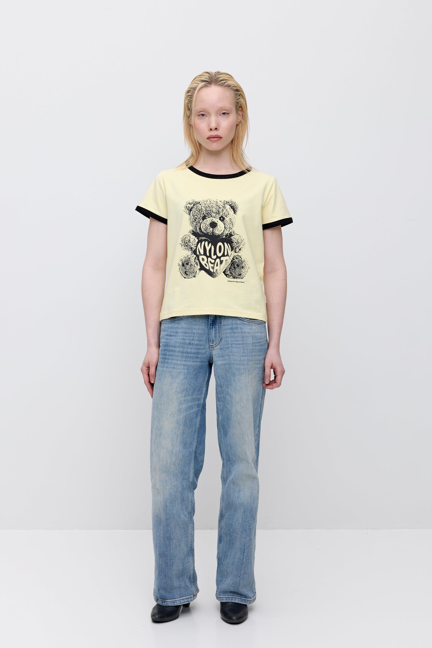 Makia x Nylon Beat Teddy t-shirt - yellow