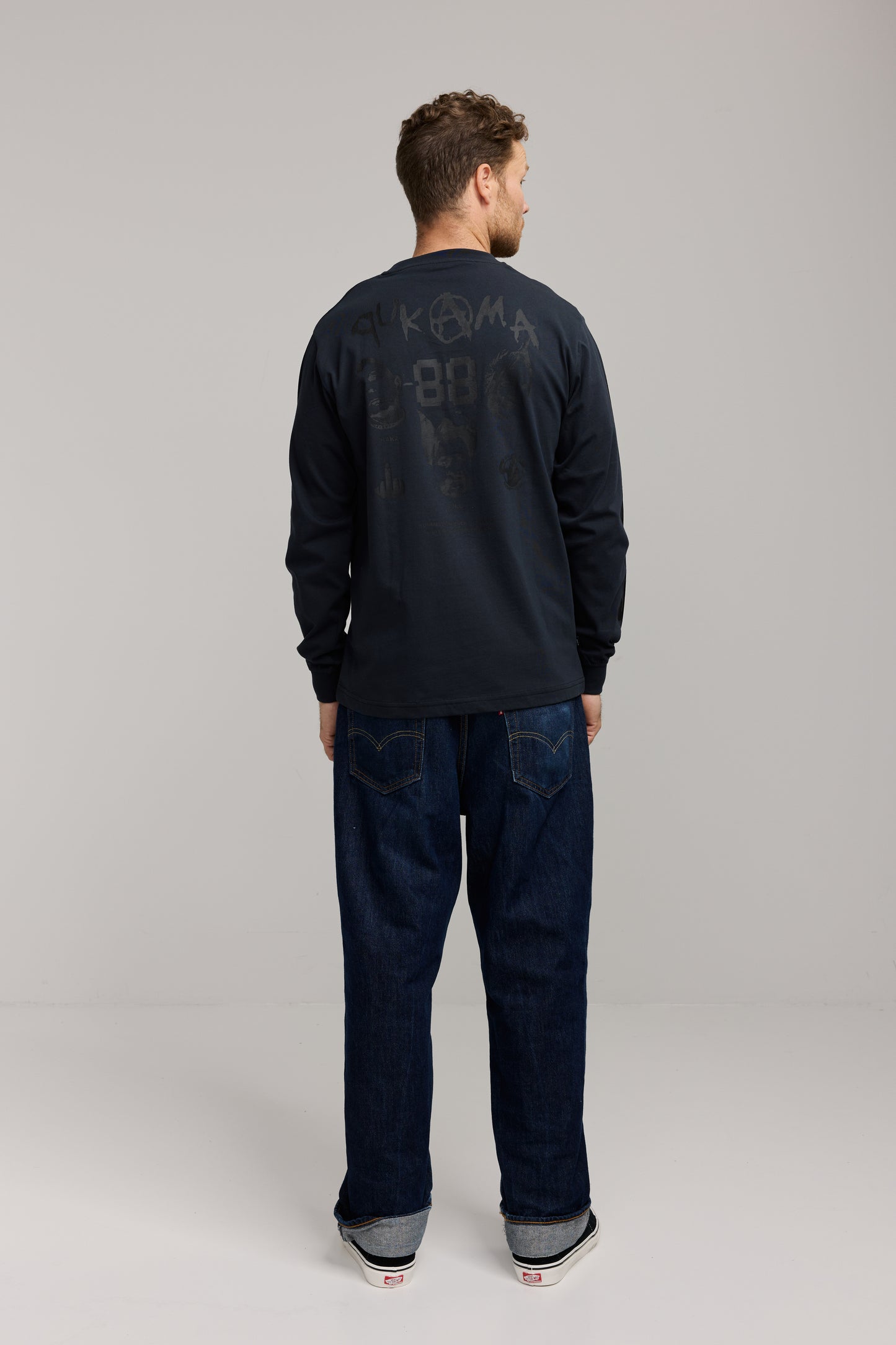 Makia x Kummeli Pukama 88 Longsleeve - washed black