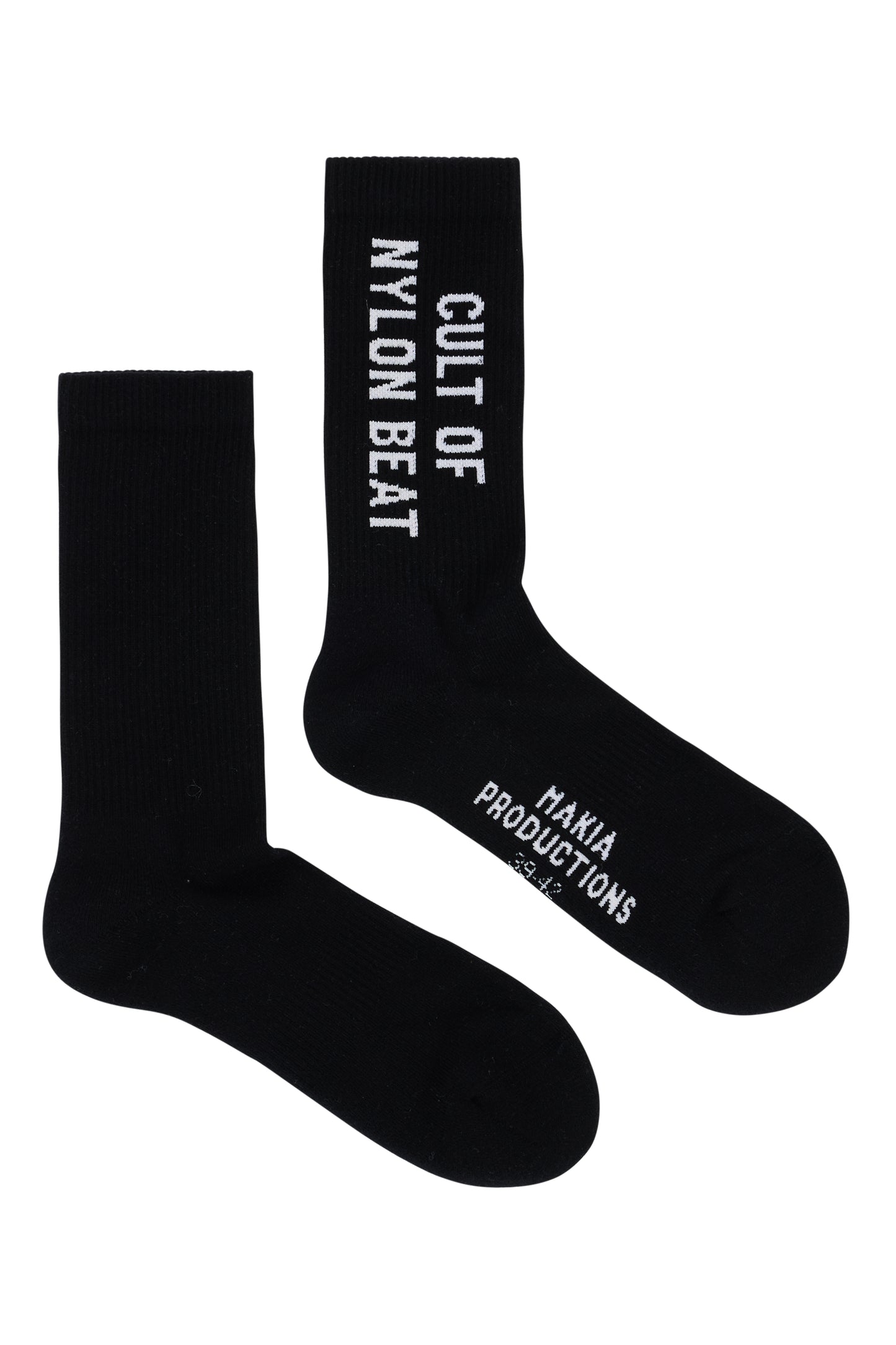 Makia x Nylon Beat Cult socks - black