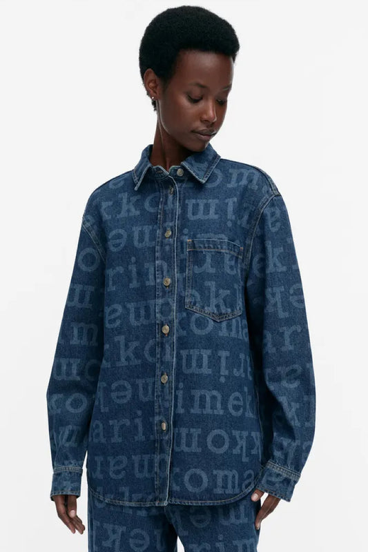 Marimekko Maridenim Vaihe Logo farkkupaita - mid indigo