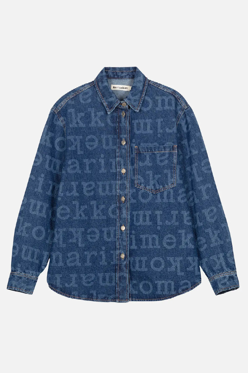 Marimekko Maridenim Vaihe Logo farkkupaita - mid indigo