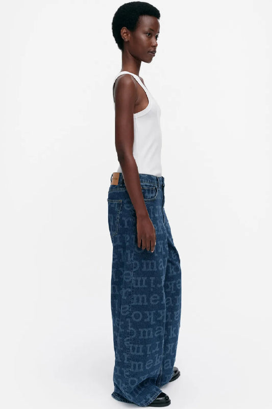 Marimekko Maridenim Loose logo farkut