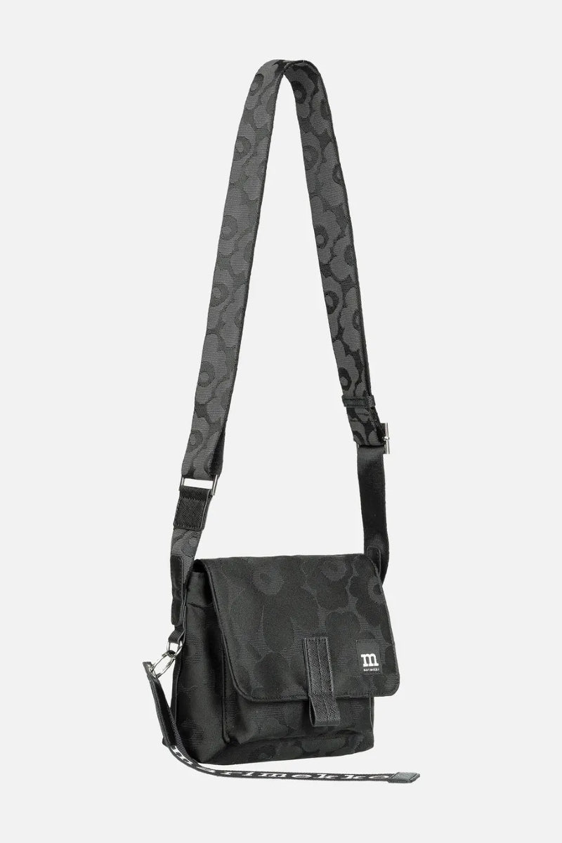 Marimekko Mini Messenger Unikko olkalaukku - musta