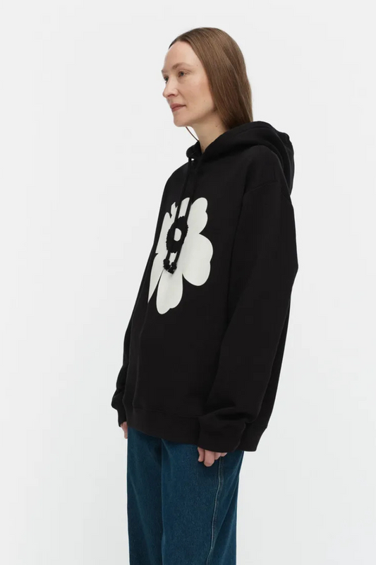 Marimekko Runoja Unikko Placement - black/white