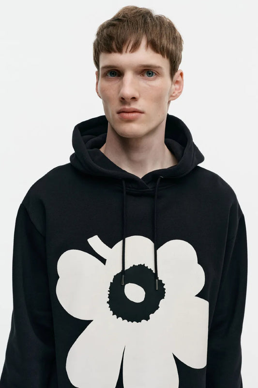 Marimekko Runoja Unikko Placement - black/white