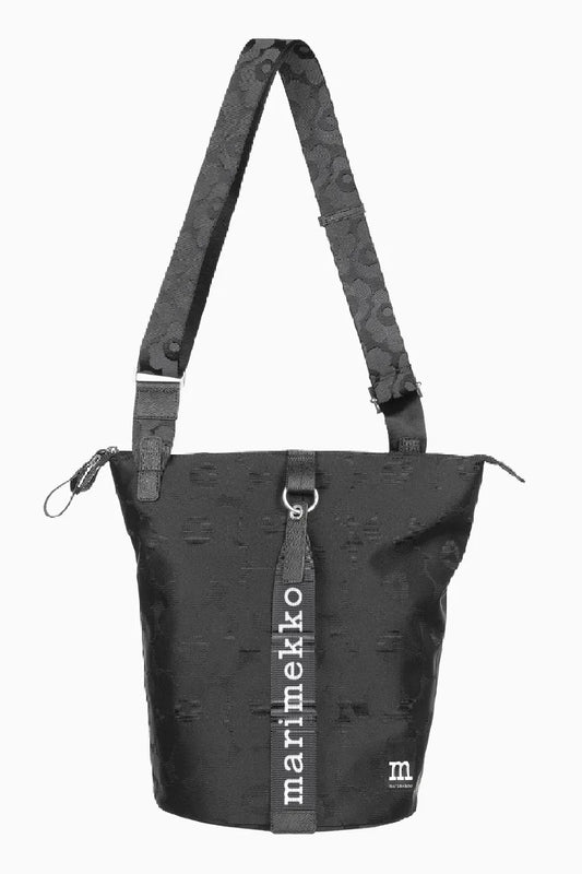 Marimekko All Day Bucket Unikko laukku - musta