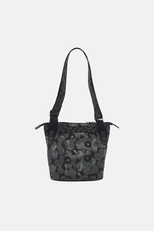 Marimekko Carry All Unikko laukku - harmaa / musta