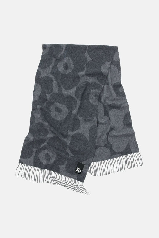 Marimekko Identtinen Unikko huivi - harmaa