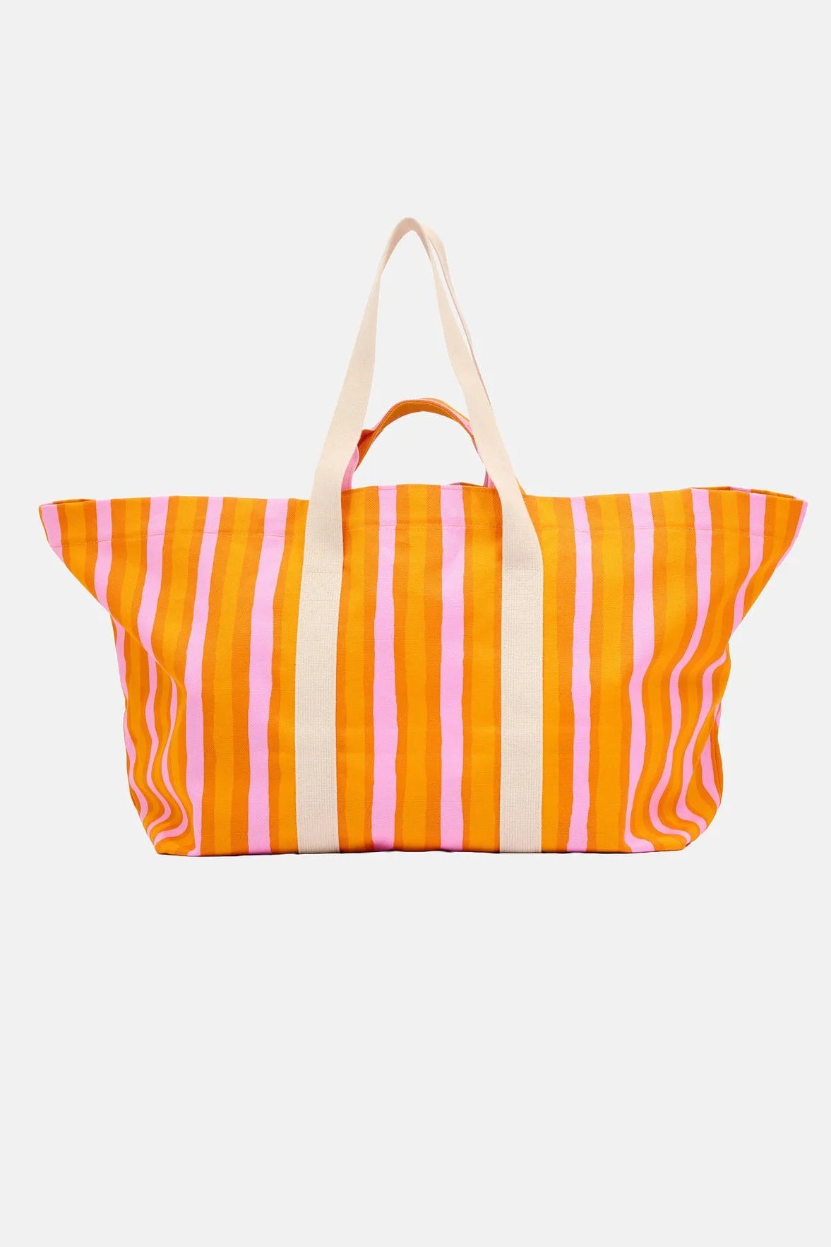 Marimekko Mono City XL Tote Piccolo laukku - oranssi / vaaleanpunainen