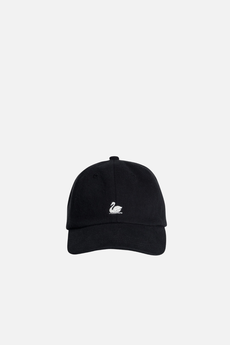 Merz b. Schwanen Swan logo cap - deep black